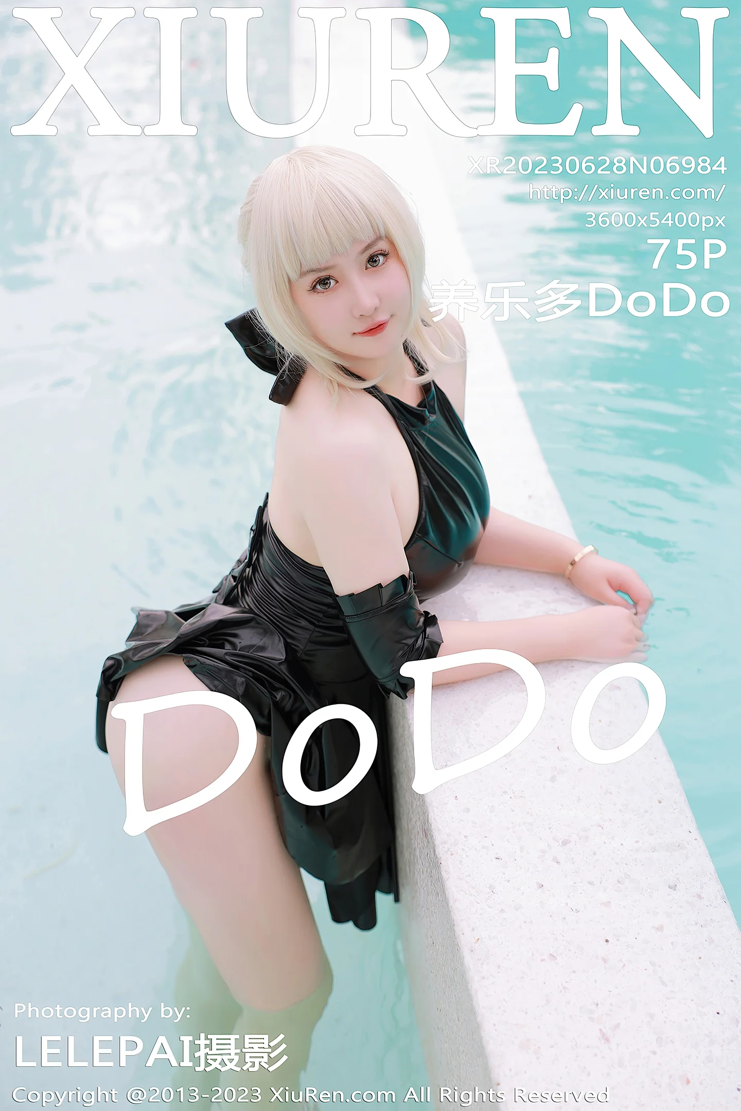 [XiuRen秀人网]No.6984_模特养乐多DoDo性感黑色Cosplay装扮秀丰满身材惹火诱惑写真75P-秀人网 - XiuRen.Space